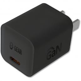 SKI - สกี จำหน่ายสินค้าหลากหลาย และคุณภาพดี | S-GEAR Mobile ADT-AD004-30W หัวชาร์จ USB-C 1 พอร์ท 30W Fast Charge สีดำ